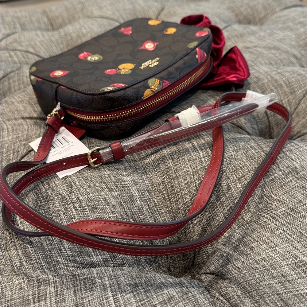 Coach Crossbody Christmas Holiday Limited Edition Signature Ornament Camera Bag - Picture 16 of 17